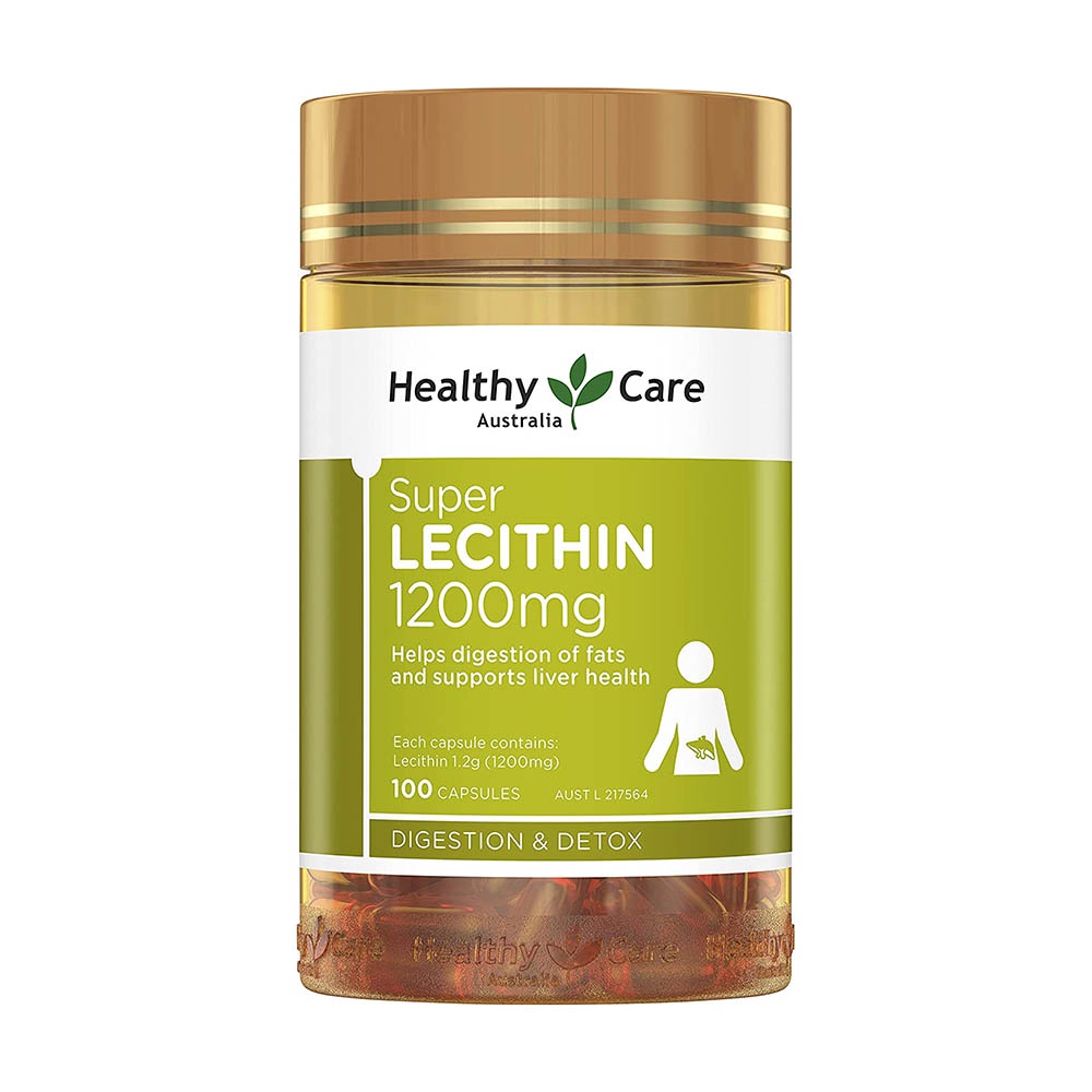 Viên uống Super Lecithin 1200mg 100 viên của Healthy Care Úc