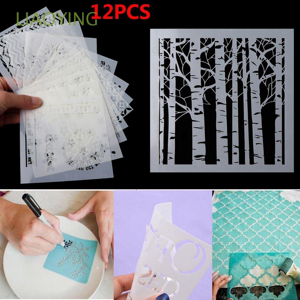 Bộ 12 khuôn trang trí thiệp xinh xắn