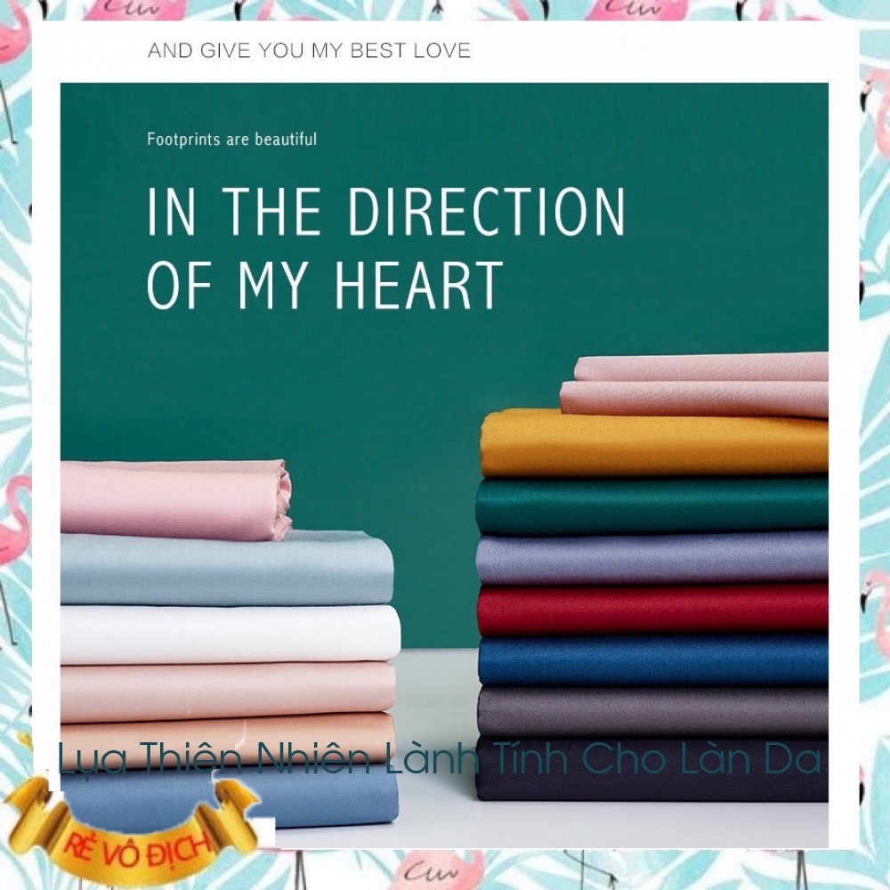 Drap(ga)bọc nệm nhập khẩu The Cathy House vải lụa siêu mềm mát màu sắc nhã nhặn, dễ chịu