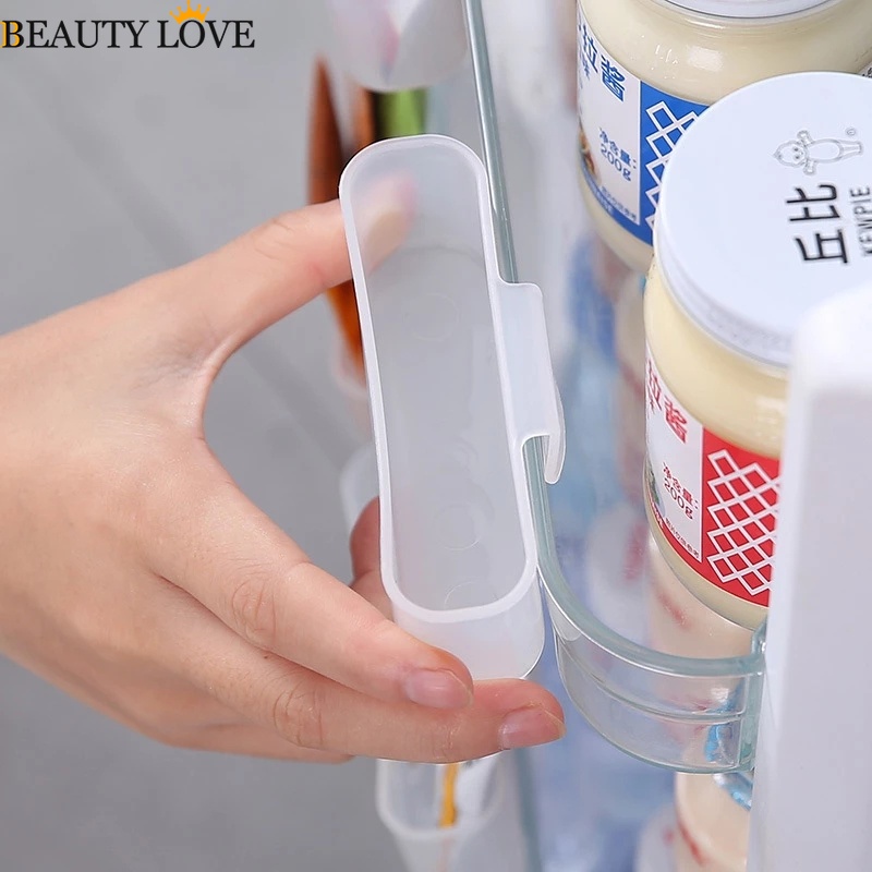 Hộp Đựng Gia Vị Mini Trong Suốt Đa Năng Cho Tủ Lạnh
