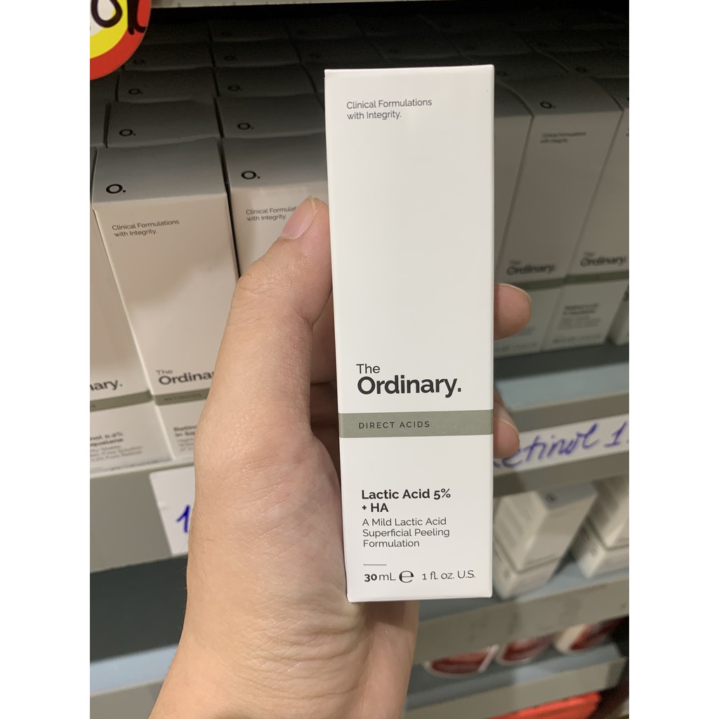 Serum tẩy tế bào chết The Ordinary Lactic Acid 5% + HA (30mL)