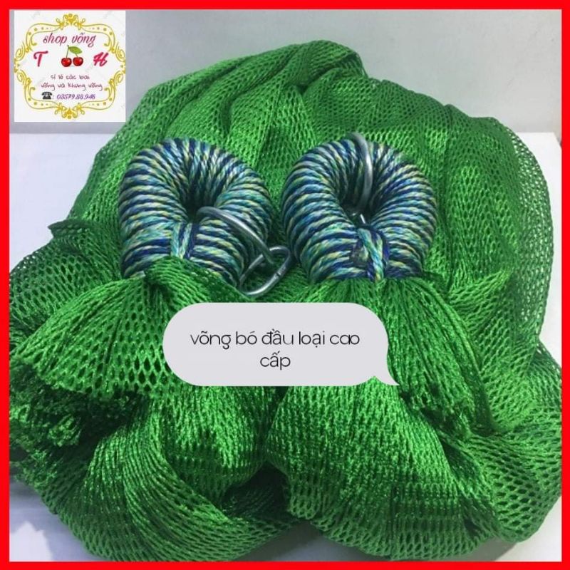 Võng Lưới Bó Đầu Đại 2 Lớp.KT 2m45 x 1m6. Võng Lưới 2 Lớp Cao Cấp hàng loại Dày, rộng. Võng lưới Buộc Đầu | BigBuy360 - bigbuy360.vn