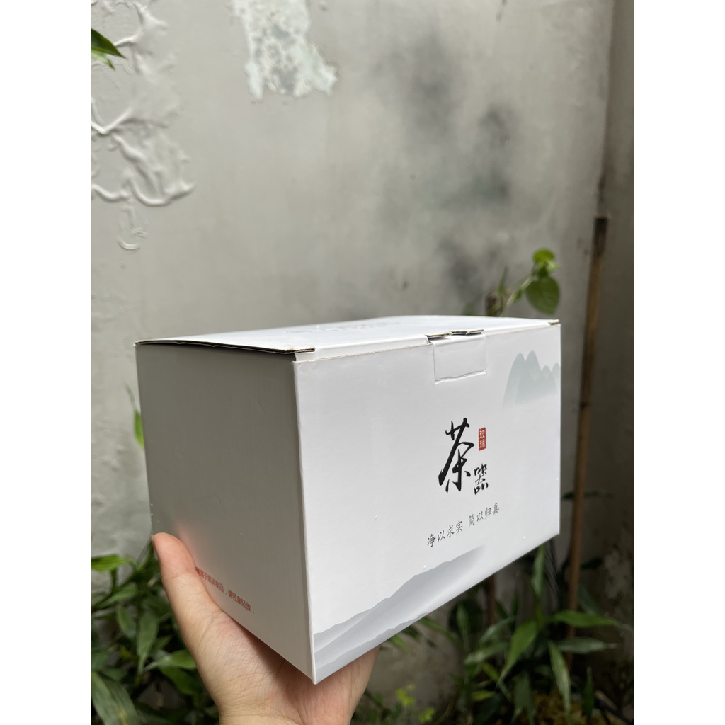 Cốc lọc trà tay gỗ có nắp, cốc trà cá nhân, cốc thủy tinh cao cấp không chì