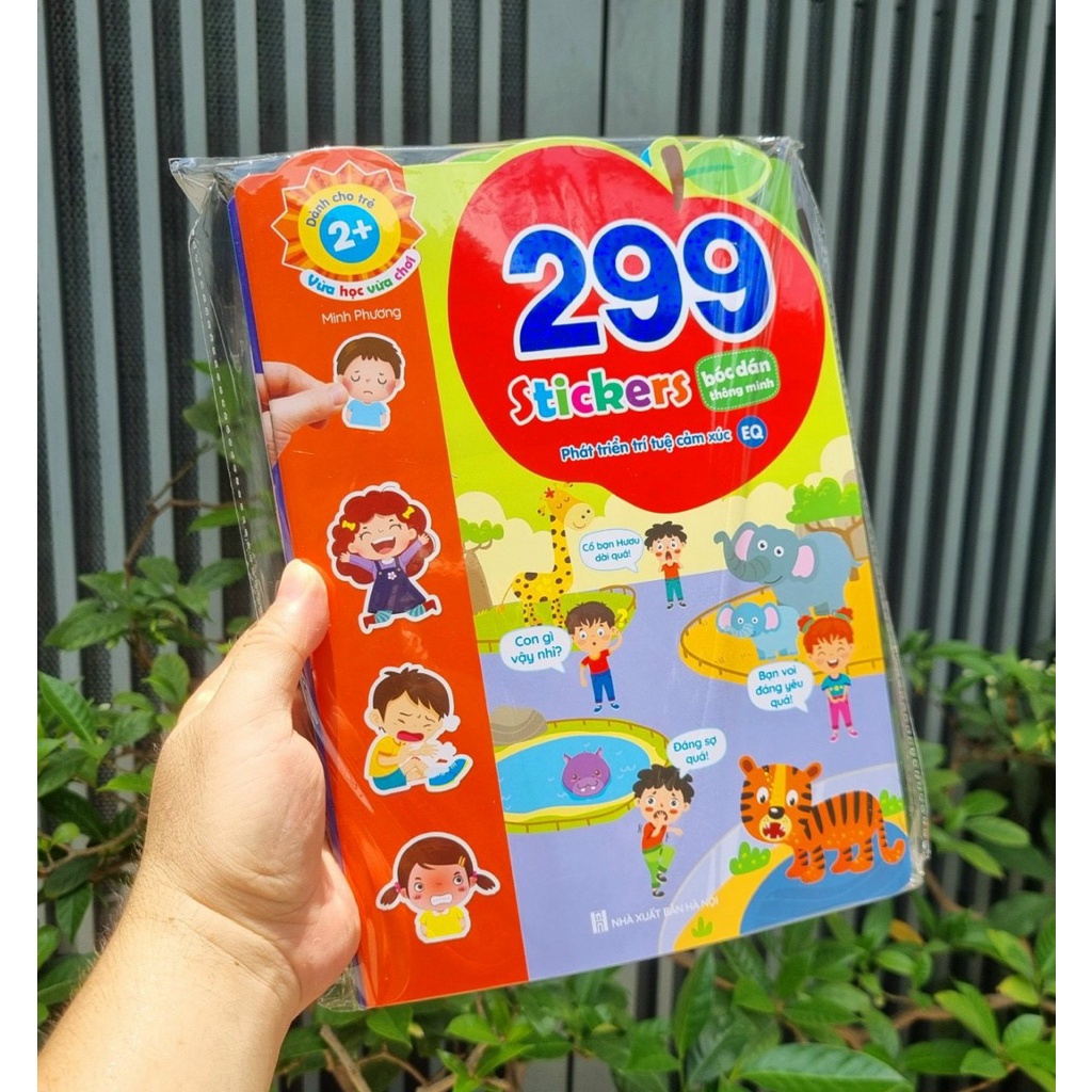 Sách - Bóc Dán Phát Triển Trí Tuệ Cảm Xúc CQ, IQ, EQ 299+ Stickers (6 Cuốn)