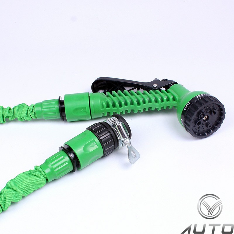 Bộ vòi xịt rửa xe ô tô, xe máy, tưới cây co giãn tiện lợi