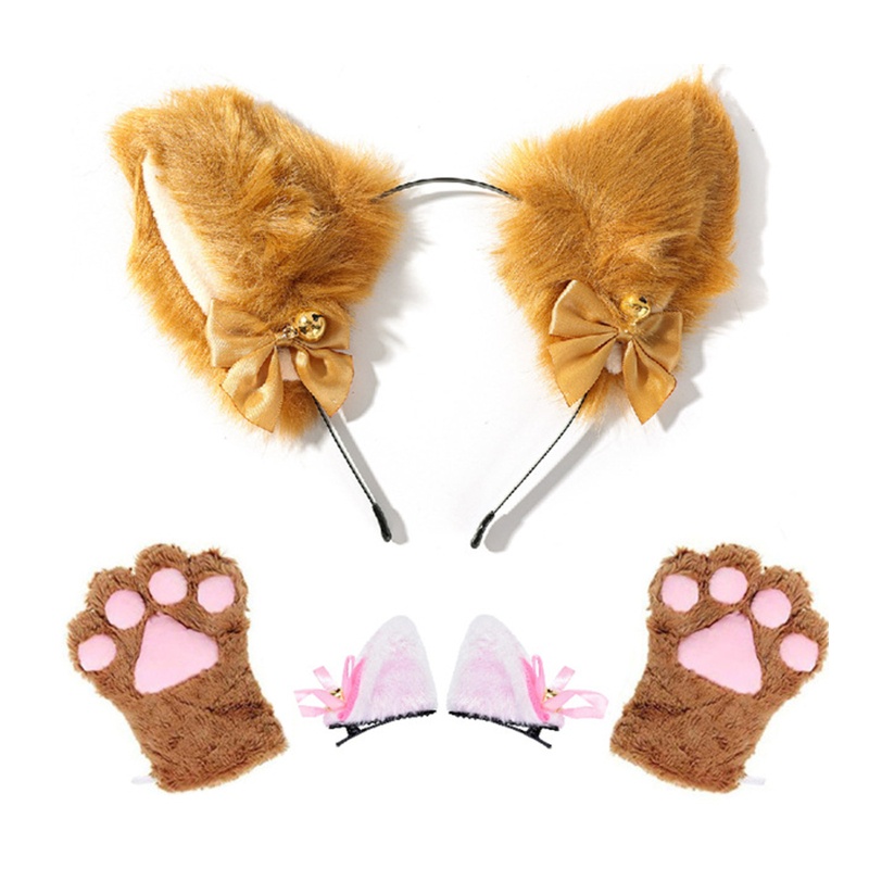 Kẹp Tóc Tai Mèo Hóa Trang Halloween Cho Nữ