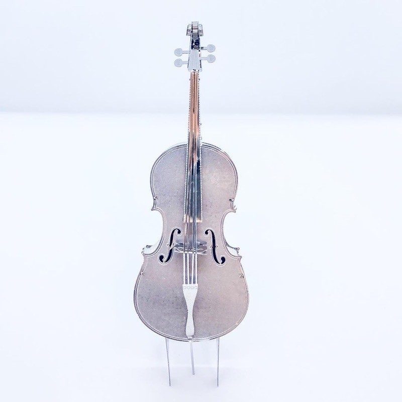 Mô hình 3D Kim loại lắp ráp đàn Cello Bass [ Chưa Lắp ]