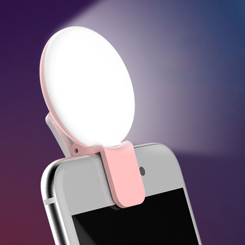 Đèn Led Mini Hỗ Trợ Chụp Ảnh Selfie Cho Điện Thoại