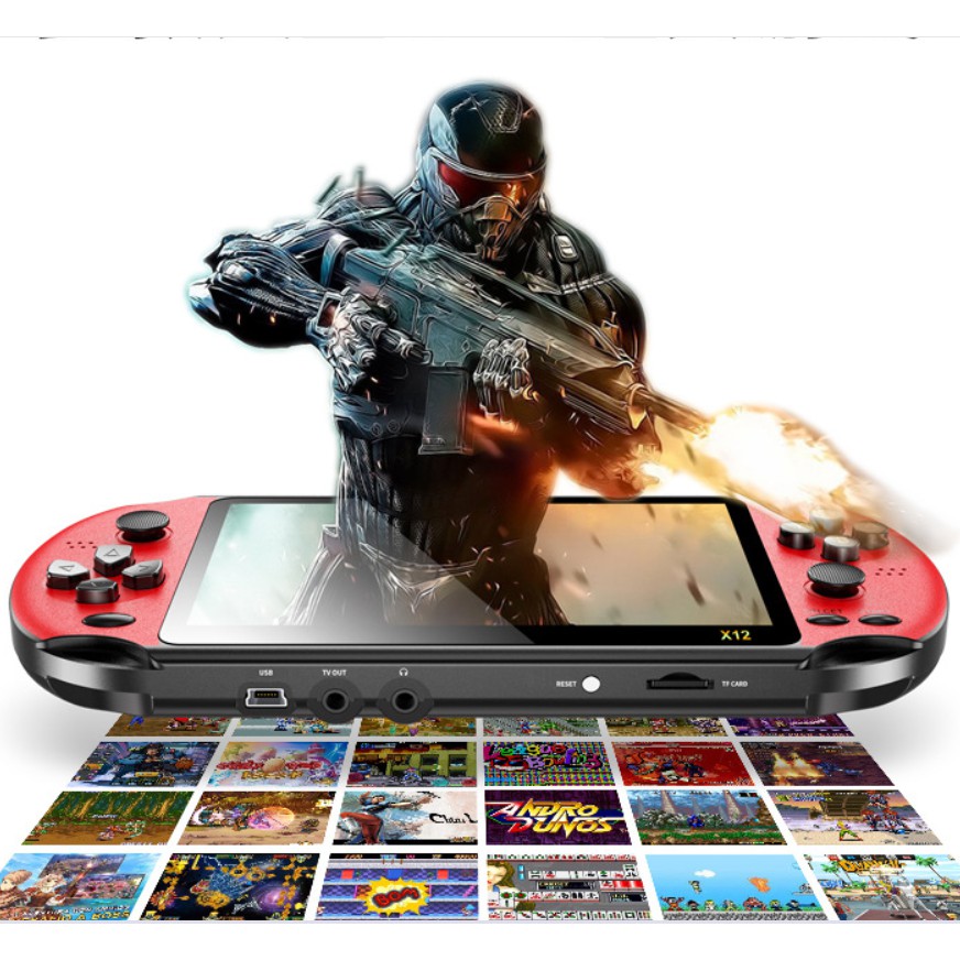 Máy Chơi Game Cầm Tay X12 5.1inch Psp 64-bit 8gb 5.1-inch Thú Vị | BigBuy360 - bigbuy360.vn