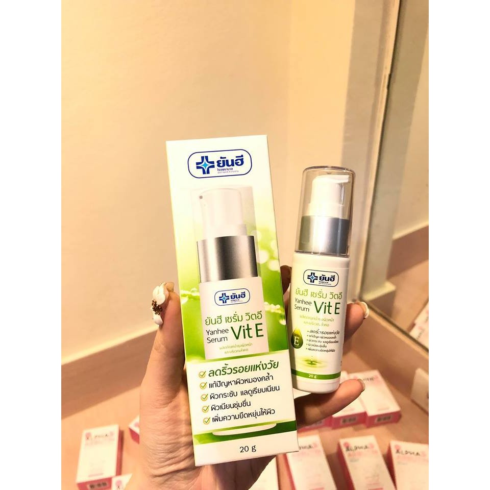 Serum Mờ Nếp Nhăn, Ngừa Lão Hóa Yanhee Serum Vit E Thái Lan Hàng Chính Hãng Đầy Đủ Giấy Tờ