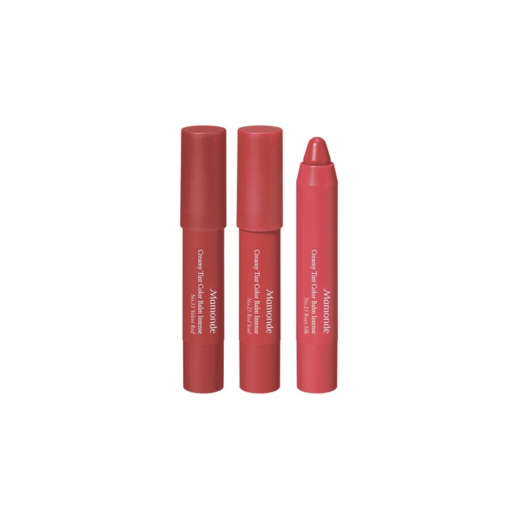 Son bút chì 3 in 1 cho bờ môi mềm mượt Mamonde Creamy Tint Color Balm Intense 2.5g