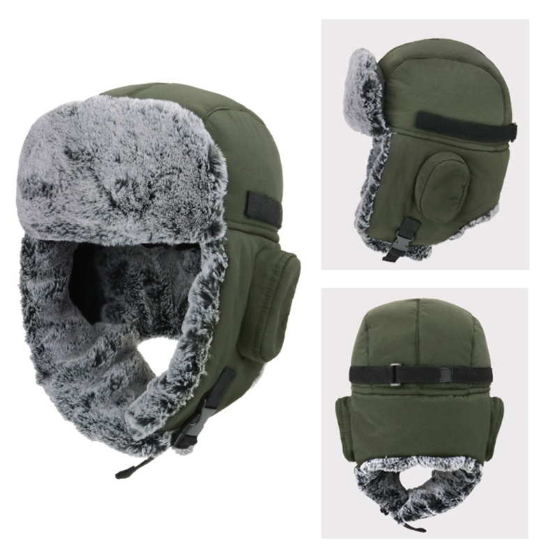Mũ Trùm Tai Chắn Gió Giữ Ấm Mùa Đông Dành Cho Người Lớn