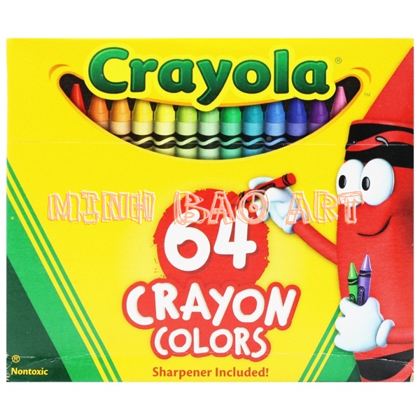 BÚT SÁP MÀU CRAYOLA 64 MÀU