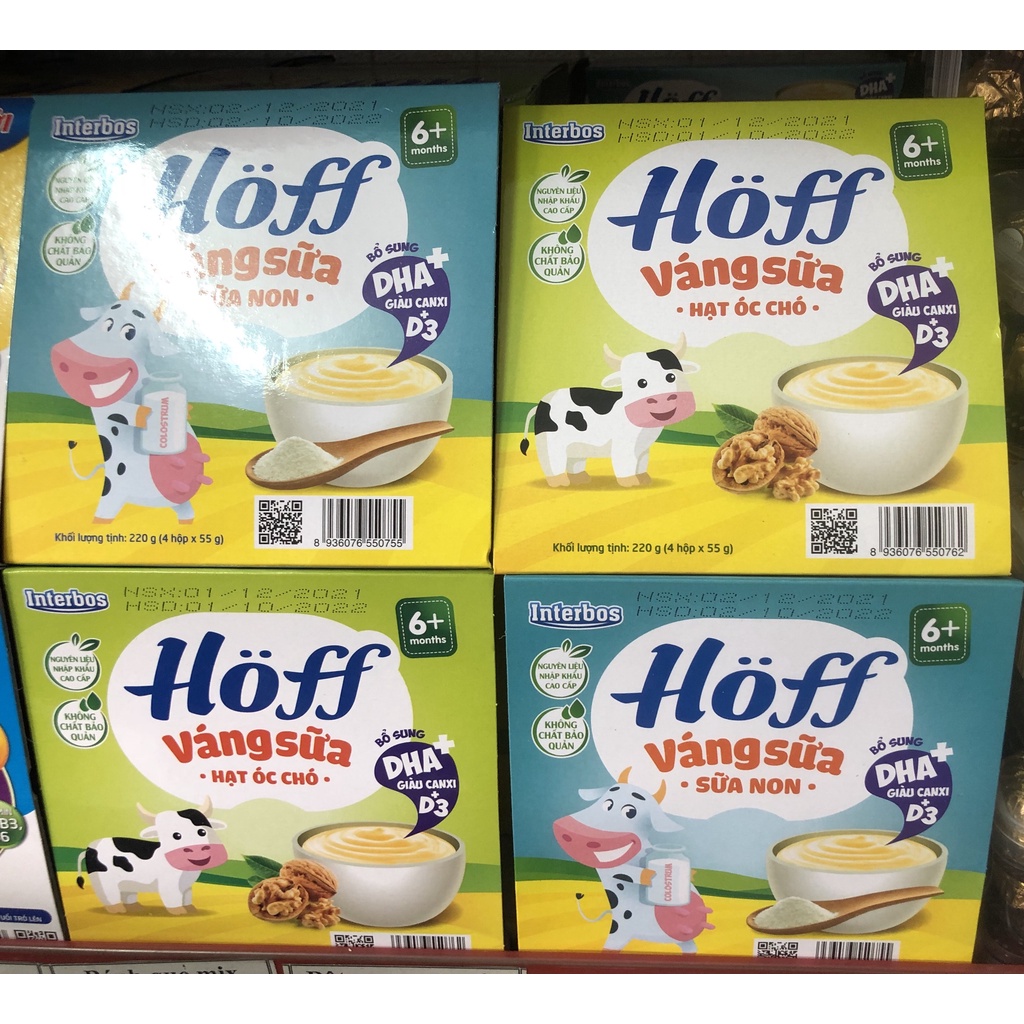 Váng sữa Hof - Lốc 4 hộp