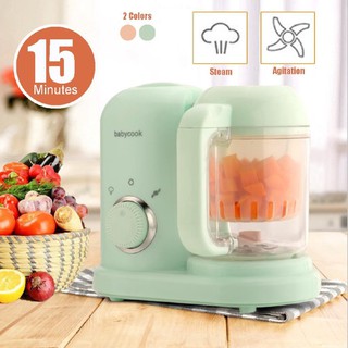 Máy hấp và xay thức ăn đa năng Máy chế biến đồ ăn dặm cho bé cao cấp Baphiya chịu nhiệt tốt an [HÀNG CAO CẤP]