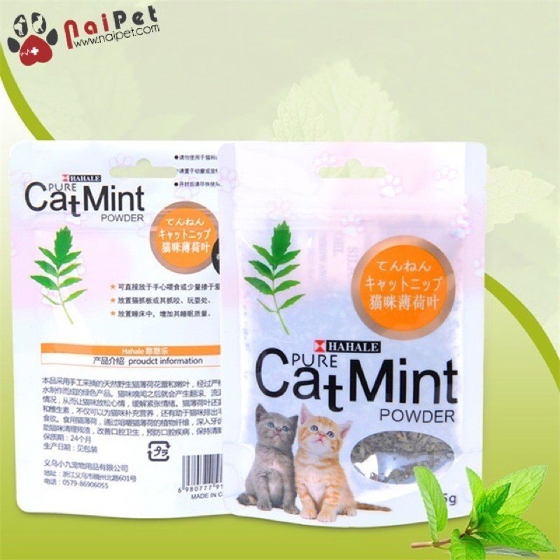 Cỏ Bạc Hà cho Mèo Catnip Hahale -CatMint 5gr
