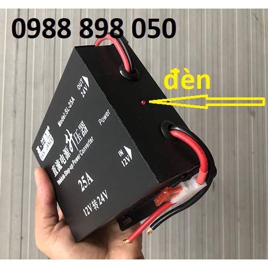Kích điện DC 12v lên DC 24v 25a loại tốt