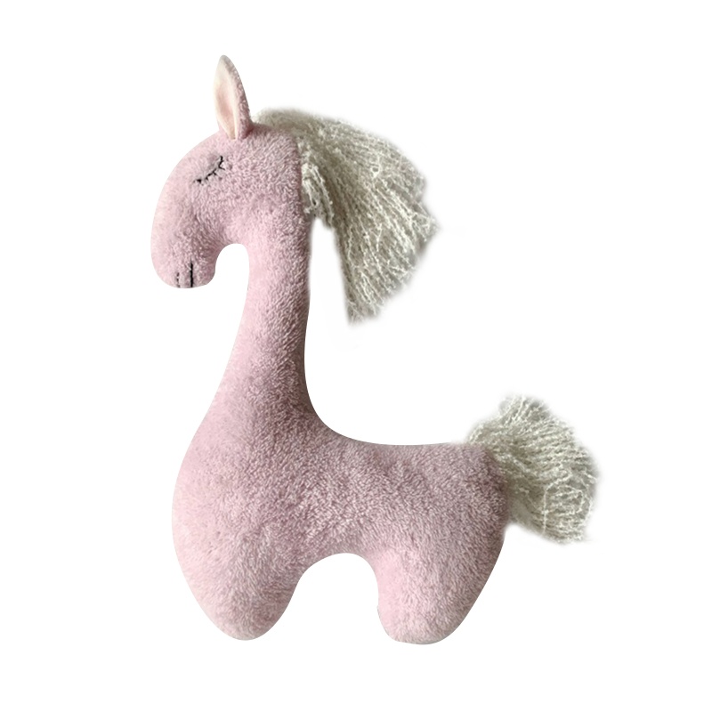 Đồ Chơi Ngựa Pony Nhồi Bông Dễ Thương Dùng Làm Phụ Kiện Chụp Ảnh Cho Bé Sơ Sinh
