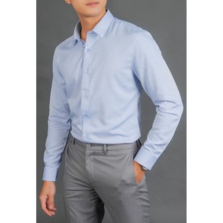 Áo sơ mi nam cotton dài tay cao cấp dáng ôm lịch lãm siêu đẹp