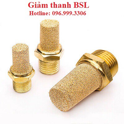 Giảm thanh BSL, giảm âm khí nén đầy đủ kích thước ren giá sỉ