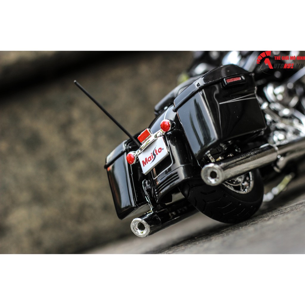 MÔ HÌNH XE HARLEY DAVIDSON 2015 STREET GLIDE SPECIAL BLACK 1:12 MAISTO 1783