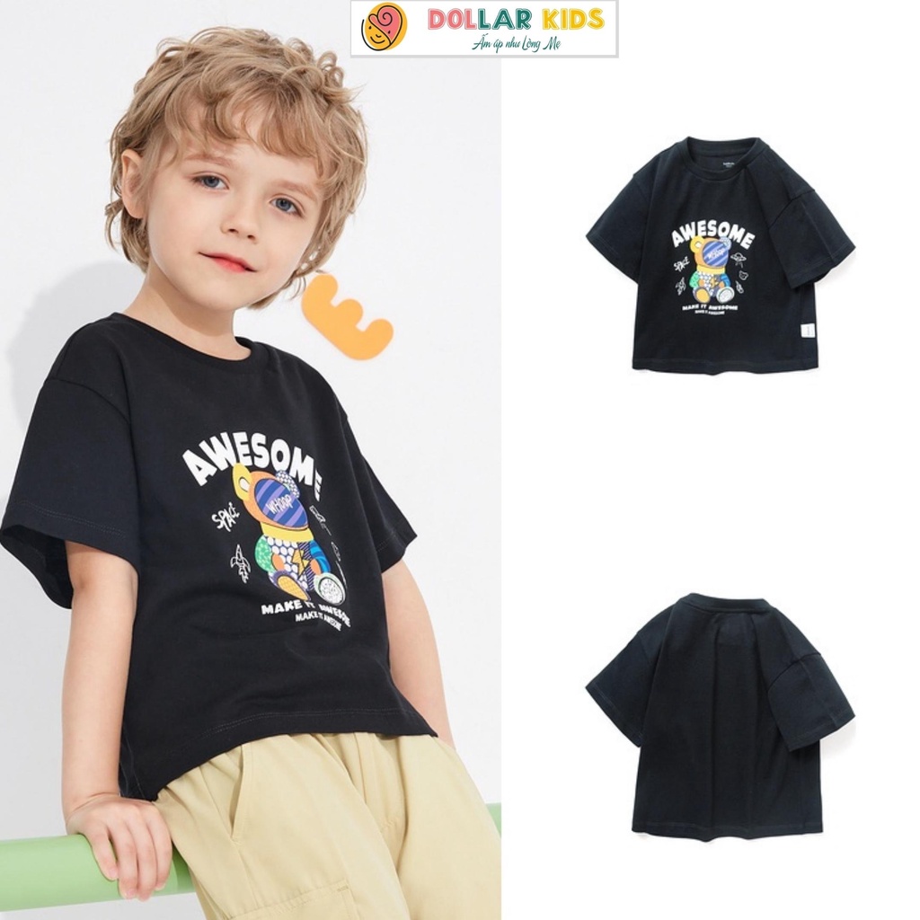 Áo Thun Cho Bé Dollarkids 100%Cotton Cho Tre Từ 10kg Đến 46kg