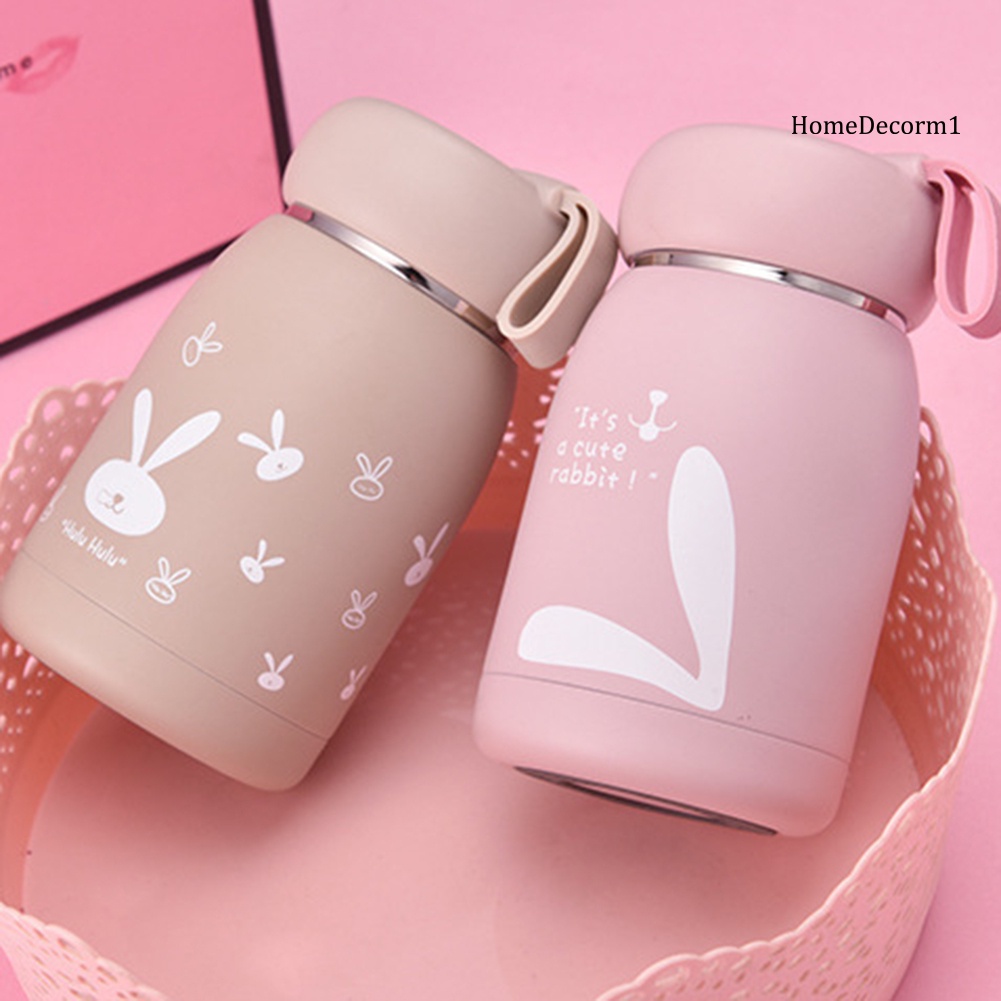 TDU-Cute Rabbit Kids Stainless Steel Vacuum Cup Coffee Mug School Thermal Bottle