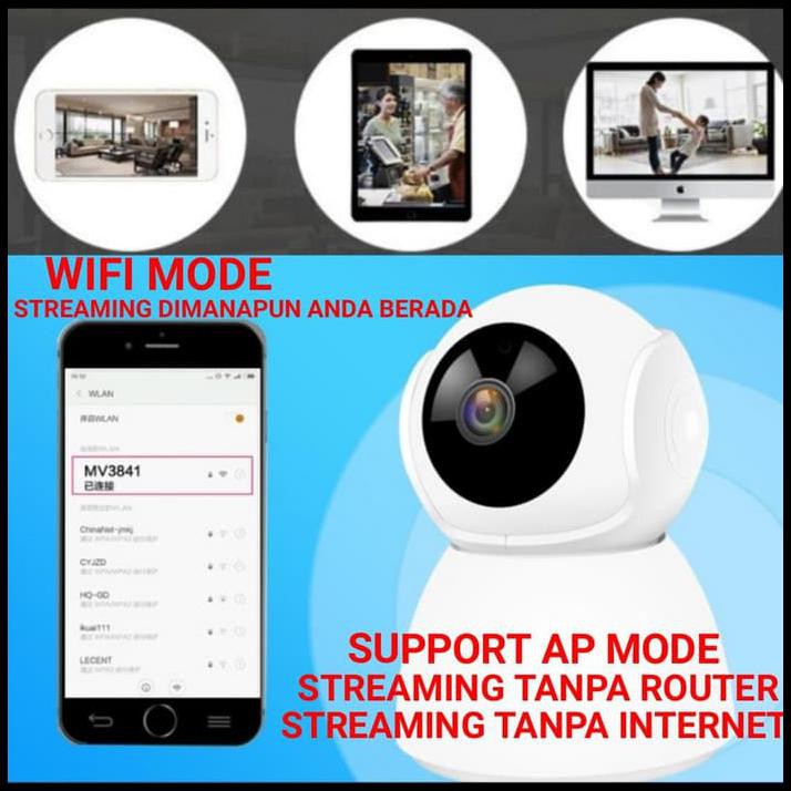 Camera Ip 0b1e V380 2mp Full Hd 1080p Cctv Mini Xiaomi Cctv Killer Ljz