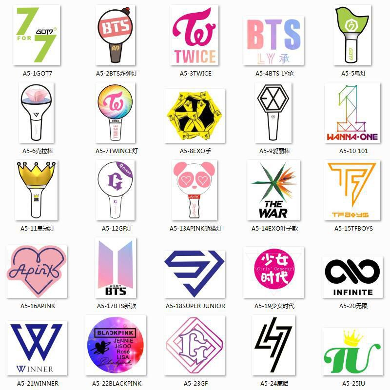 Giá Đỡ Điện Thoại Hình Các Thành Viên Nhóm Bts Bt21 Got7 Exotwice