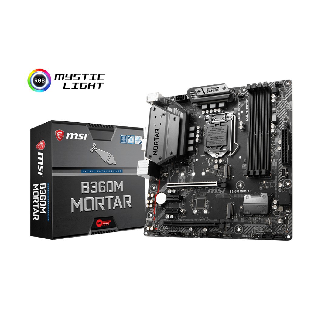 MAINBOARD BO MẠCH CHỦ MSI B360M MORTAR – Socket 1151v2