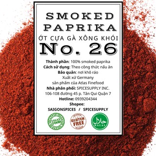 500g Smoked Paprika - Ớt cựa gà xông khói