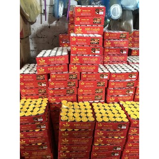 100 viên nến bơ tealight sạch cháy 2h, 3h/viên