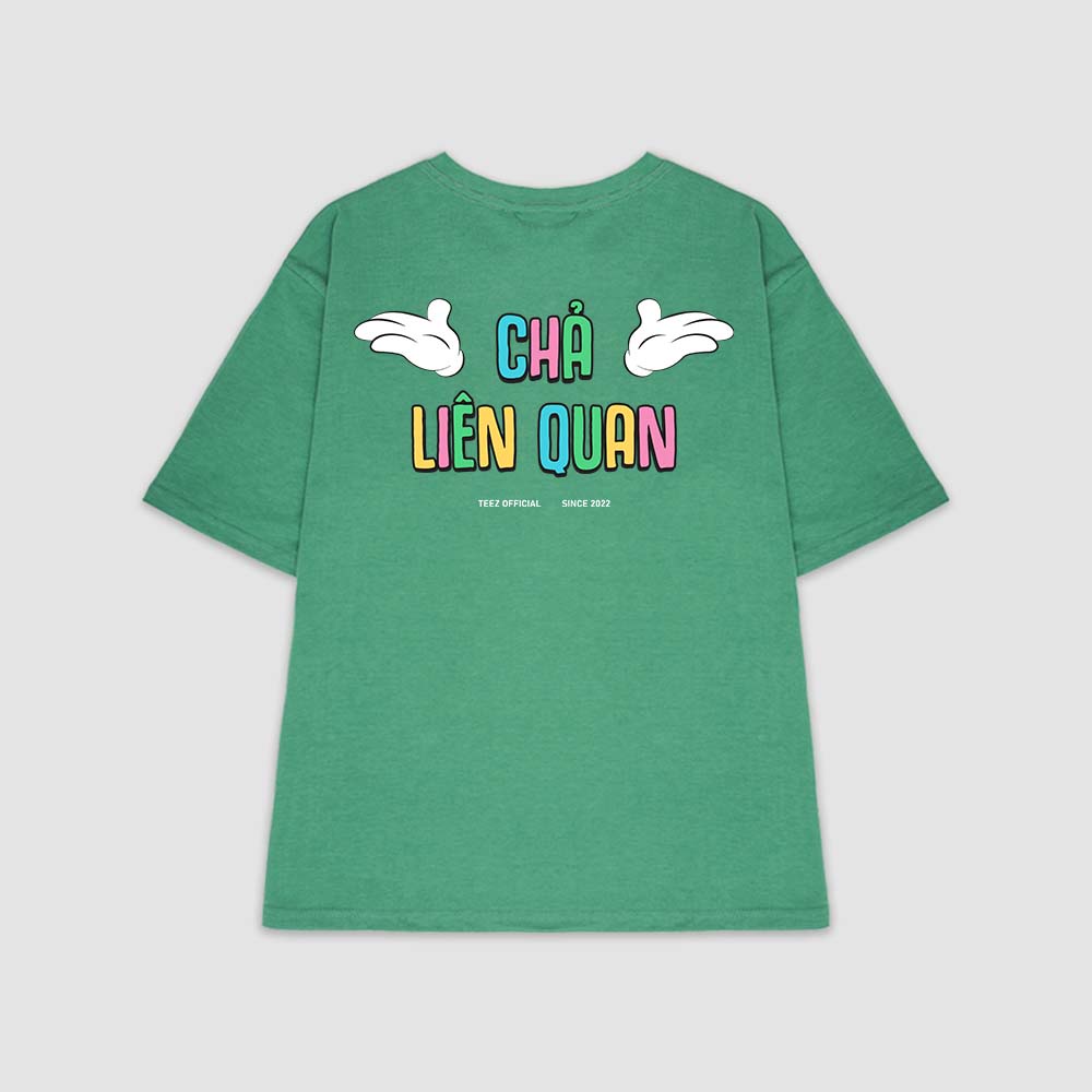 Áo Thun Unisex Nam Nữ TEEZ - TZ1046 Form Rộng Tay Lỡ Freesize