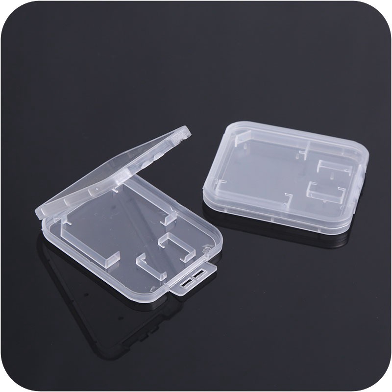 Điện thoại di động Bộ nhớ máy ảnh SD TF / Thẻ Micro SD Hộp lưu trữ bằng nhựa Hộp đựng