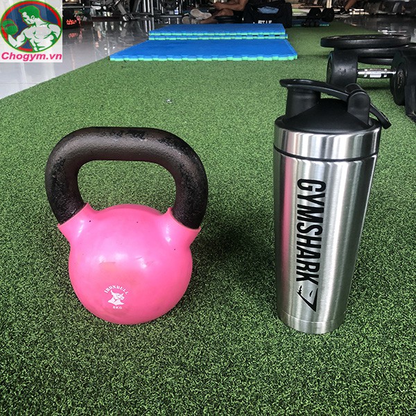 Bình Nước Tập GYM Shaker Inox Gymshark 2 Lớp Giữ Nhiệt