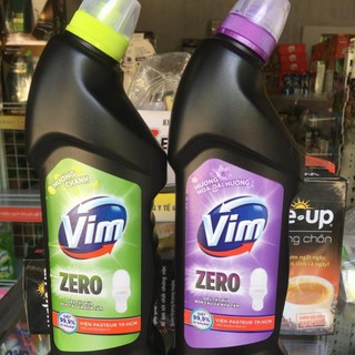 Nước tẩy bồn cầu vim zero 750ml