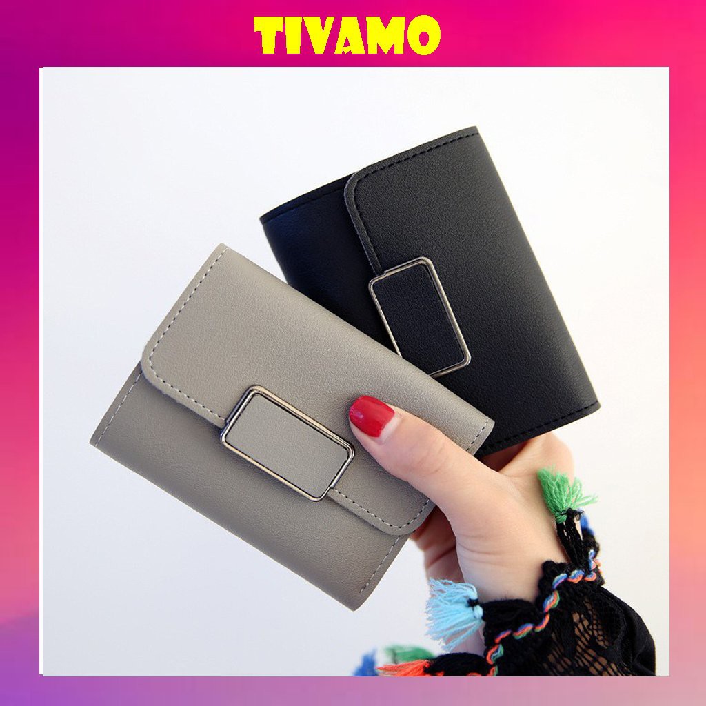 Ví bóp tiền nữ cầm tay mini đẹp phong cách Hàn Quốc V14