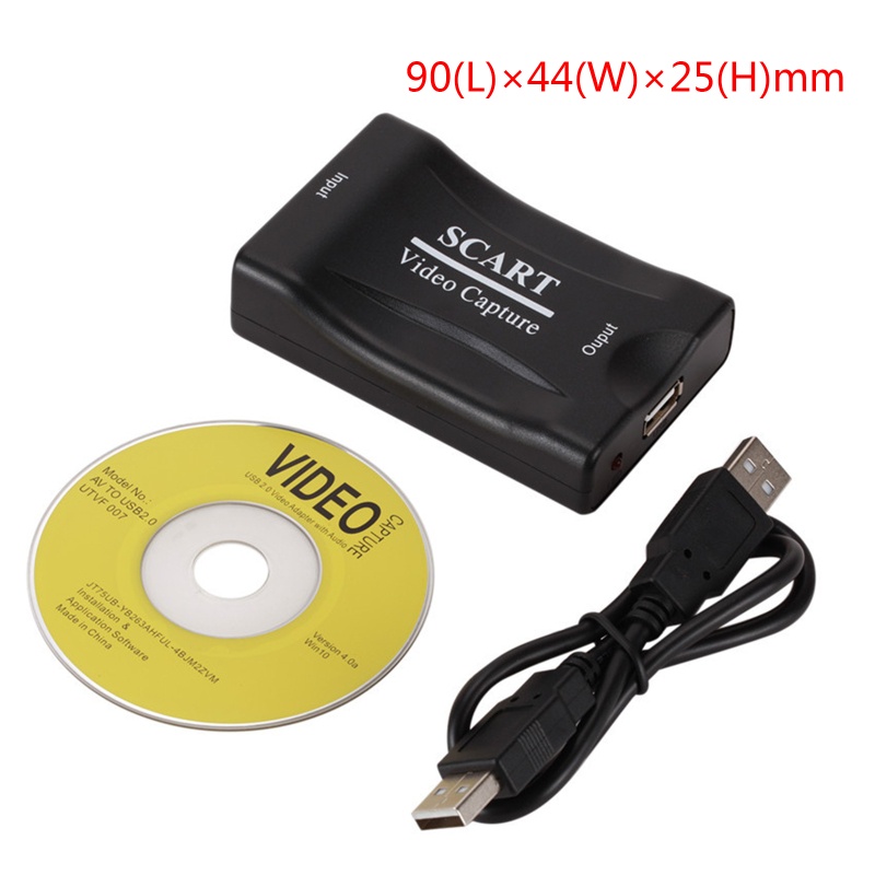 Mojito USB2.0 SCART Capture Card With File Conversion Function Game Video Live For PS4/X-box/Switch OBS Live Recording Box