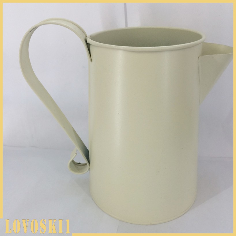 Bình Hoa Kem Chào Mừng Bằng Kim Loại Tráng Men Phong Cách Vintage Trang Trí Đám Cưới