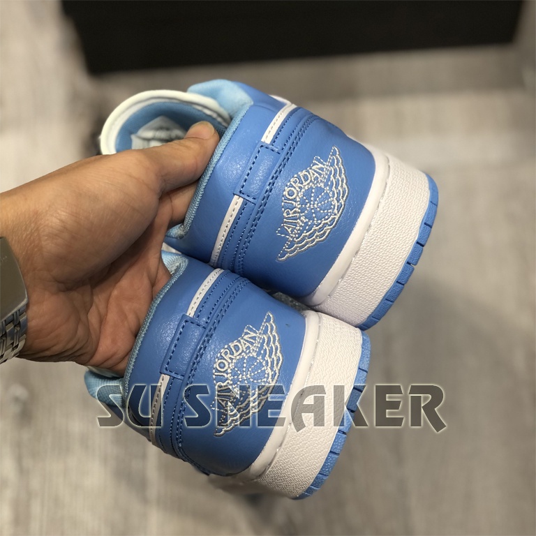 Giày Jordan 1 Low UNC Xanh Dương , JD Xanh Dương Cổ Thấp ( Full Box )