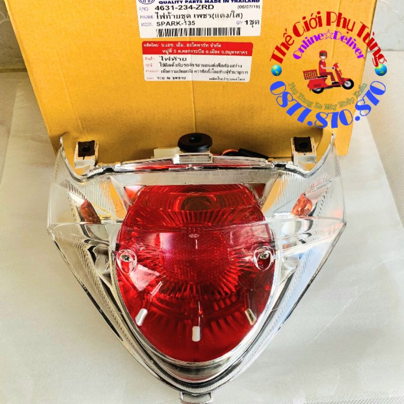 Đèn hậu - đèn sau - đèn lái Spark, Exciter 2010 zin AHM Thái Lan - 4631-234-ZRD