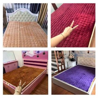 Thảm trải giường lông cừu 1m8x2m