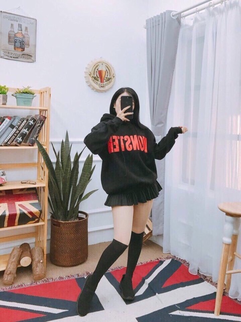 áo khoác nỉ hoodie monster-atshoppee | BigBuy360 - bigbuy360.vn