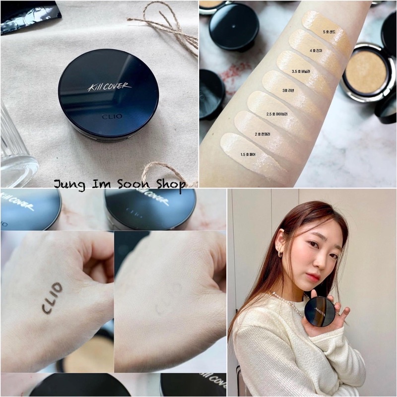 Phấn Nước Phiên Bản Mới Nhất Clio Kill Cover Founwear Cushion All New SPF 50+, PA+++