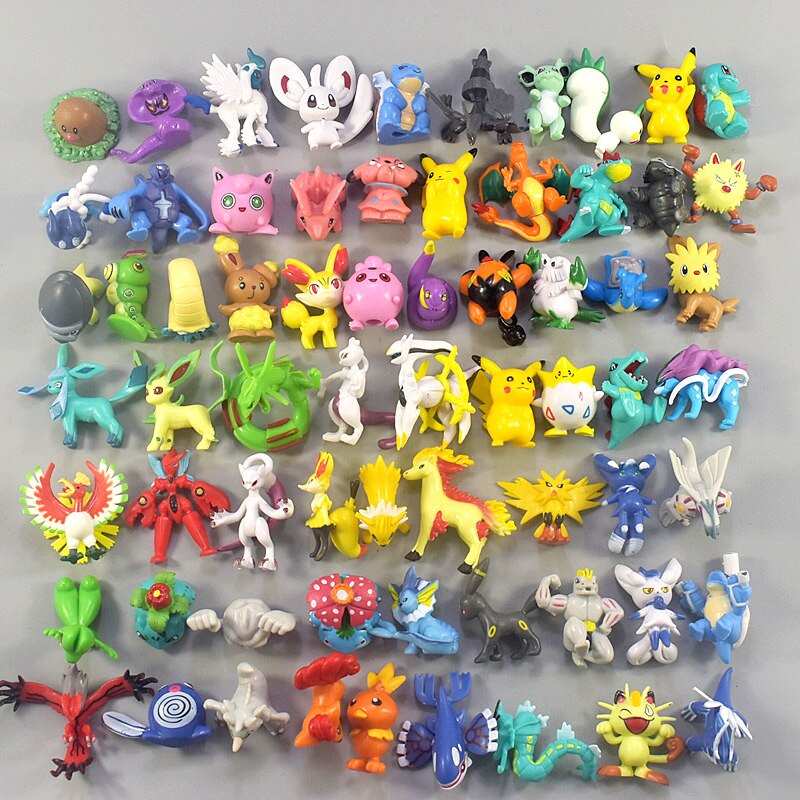 Set 24 Mô Hình Đồ Chơi Pokemon 4cm Nhiều Loại Khác Nhau Cho Bé