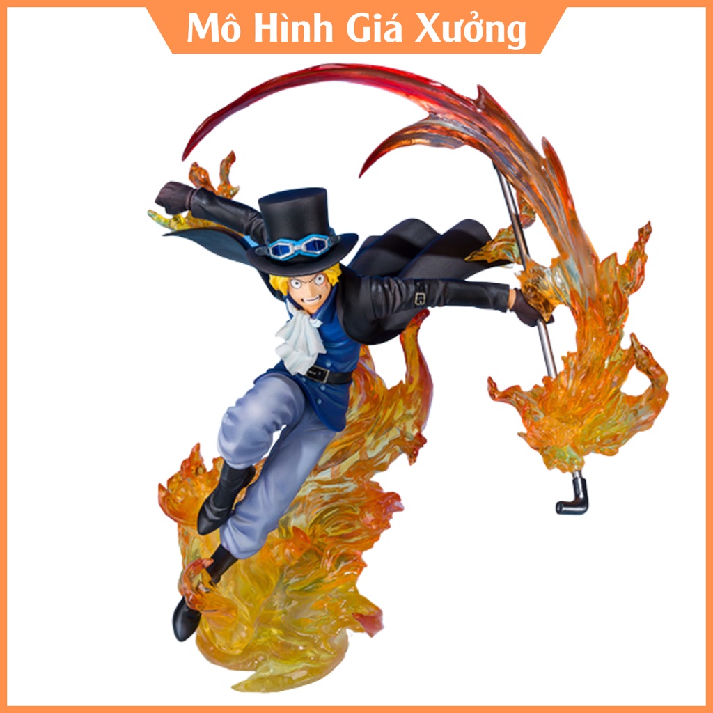 Mô hình One Piece Sabo Fzero siêu đẹp cao 18cm , trạng thái chiến đấu , figure mô hình one piece , mô hình giá xưởng