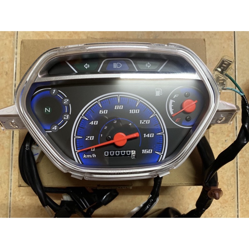 đồng hồ honda wave blade mặt xanh