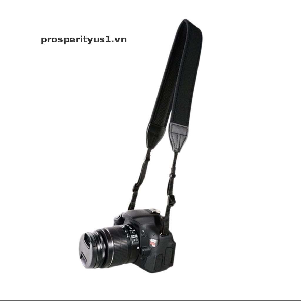 [prosperityus1] Dây Đeo Cổ Cao Su Tổng Hợp Chống Trượt Cho Ống Nhòm DSLR Nikon Canon fuji Sony