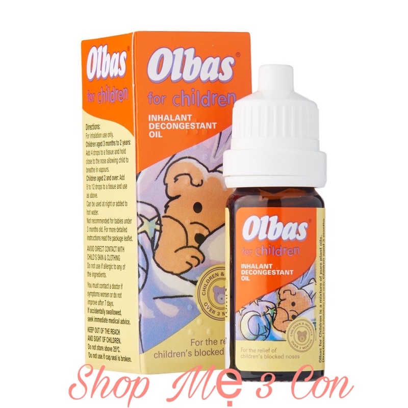Tinh dầu thông mũi, giảm ngạt mũi Olbas Uk Anh Quốc 12ml
