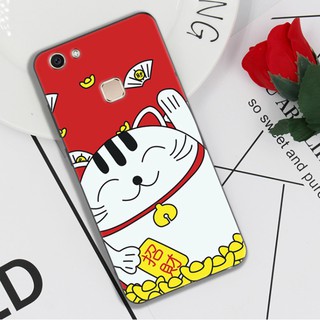 Ốp lưng Vivo V7 Plus mèo thần tài in 3D chất cực đẹpgiá rẻ